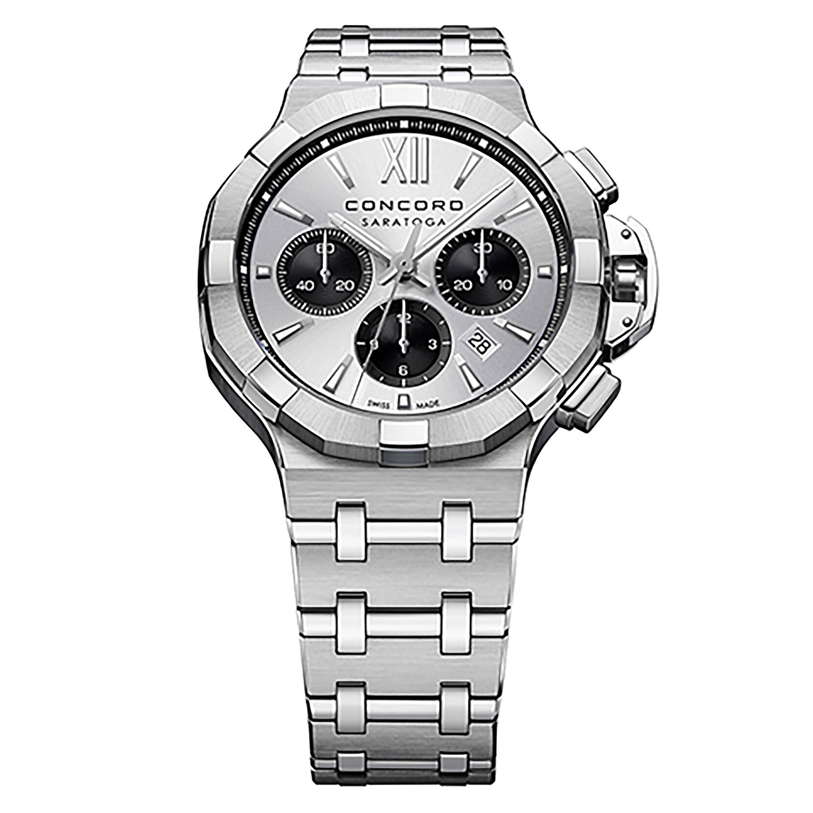 Concord Men S Saratoga 43mm Stainless Steel Watch