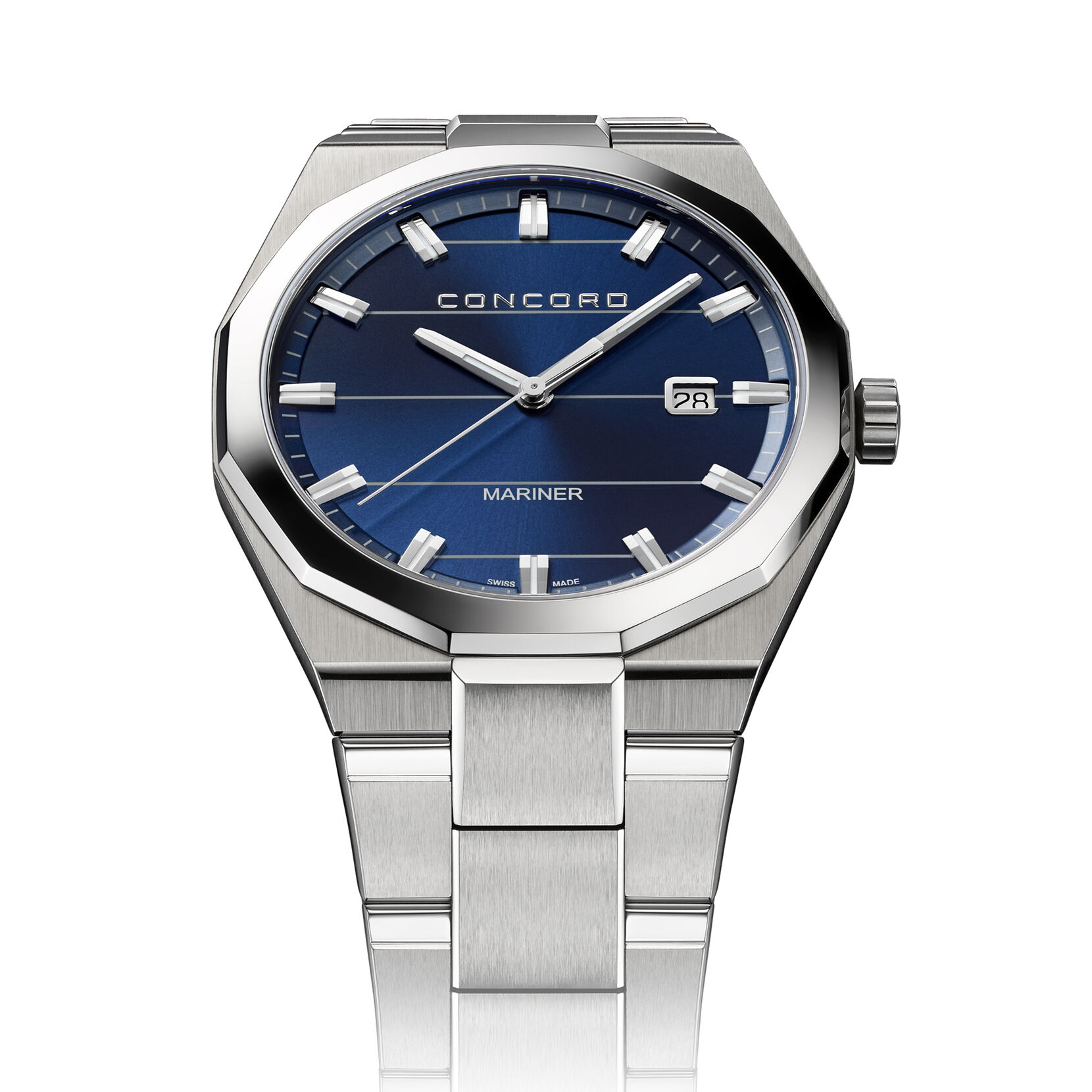 Concord | Men's Mariner Quartz Watch, blue dial