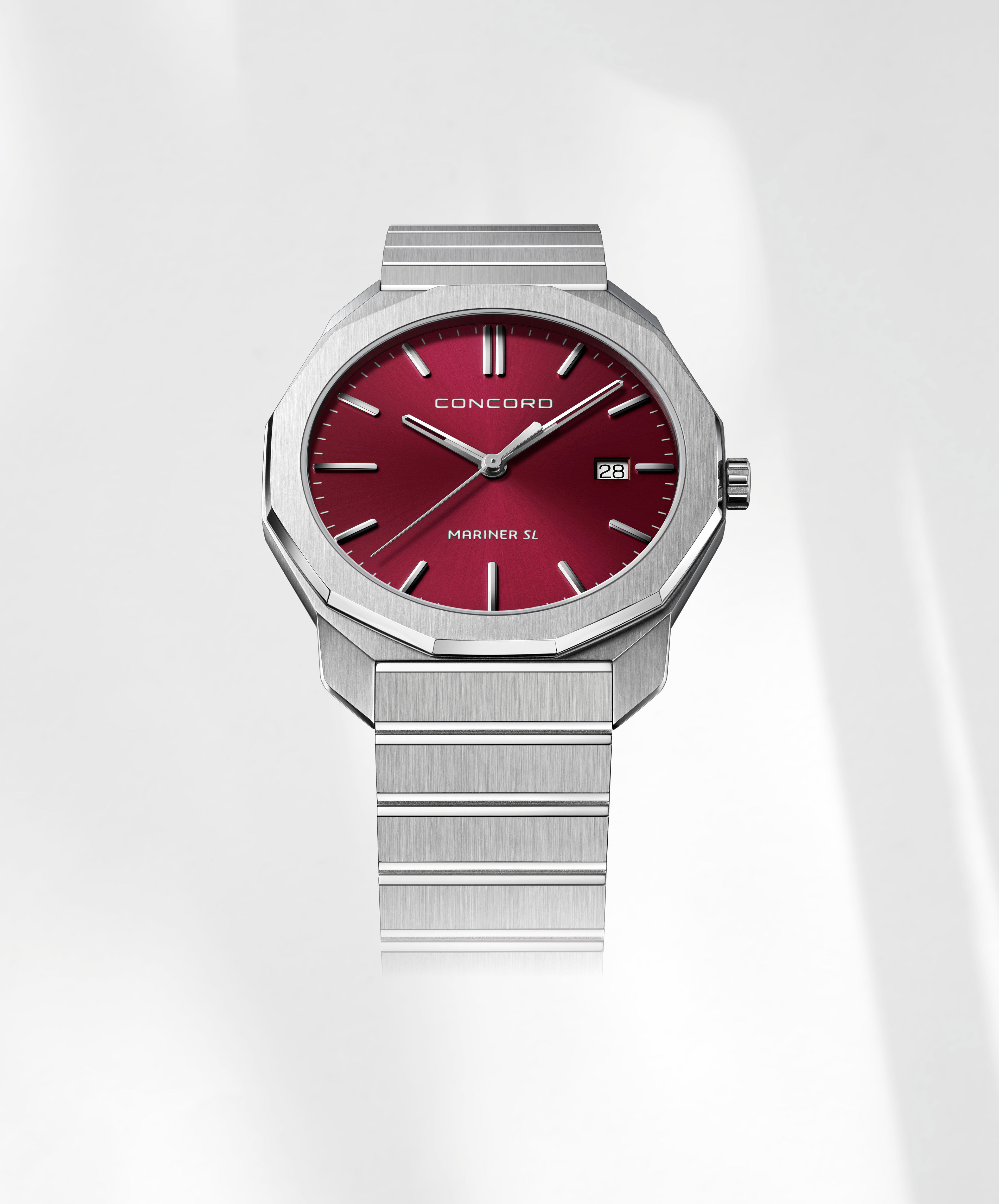 Concord Men s Mariner SL Quartz Stainless Steel Watch with
